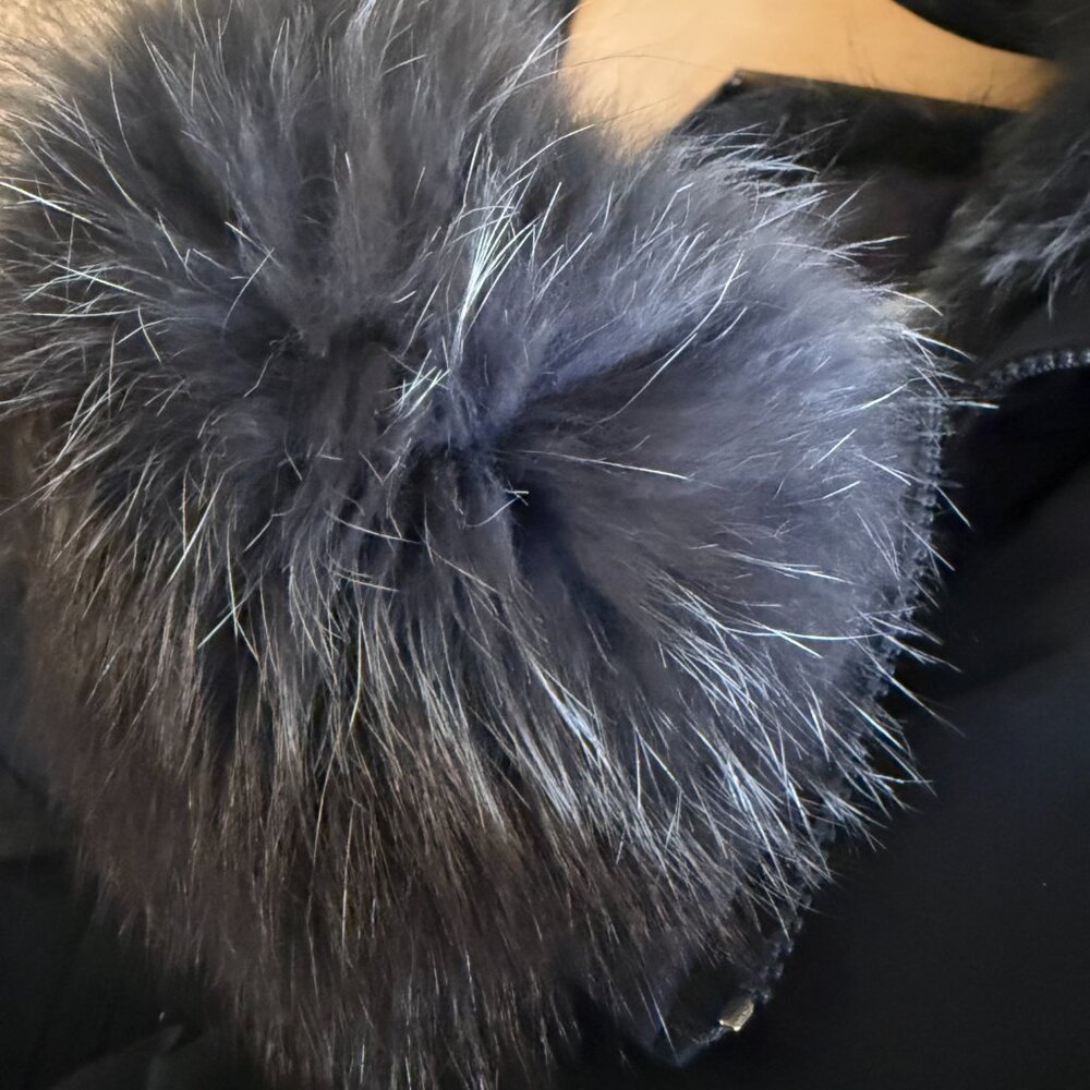 **Brunello Cucinelli Dark Navy Coat** - Picture 4 of 5